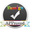 Famigo APProved badge for Best Android Apps